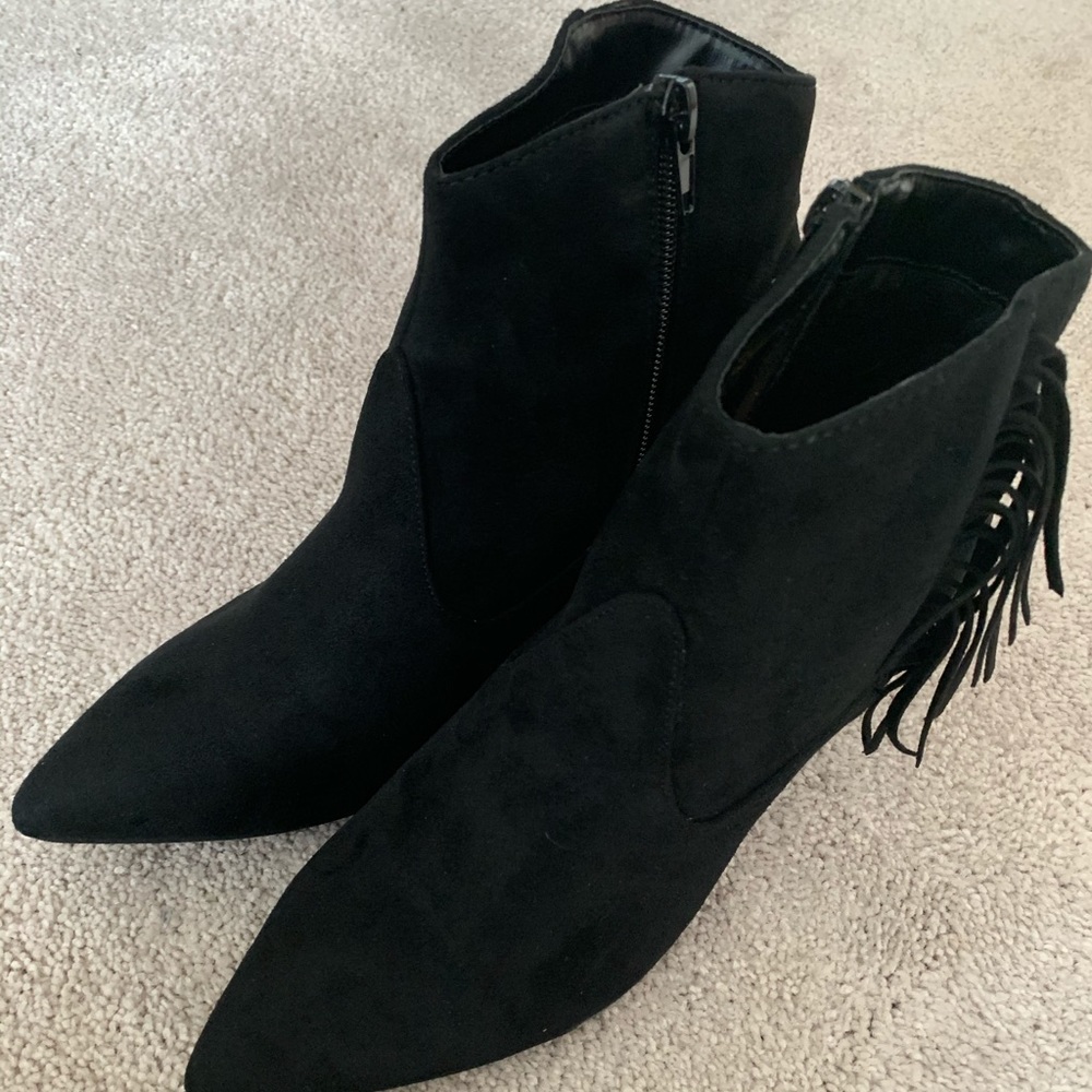 Lulus fringe bootie